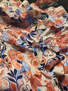 Floral challis dress